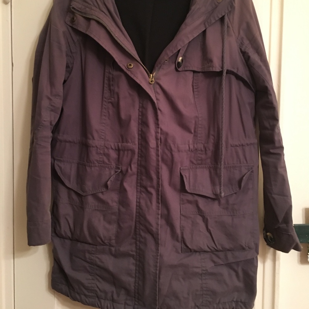 Distressed UO Blue Coat
